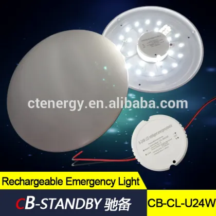 Battery led emergency ceiling light rechargeable lighting lamp