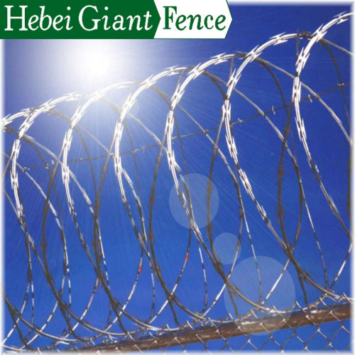 Hot Dipped Galvanized Razor Barbed  Wire