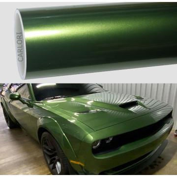 Metallic Gloss Green Mamba Car Wrap Vinyl