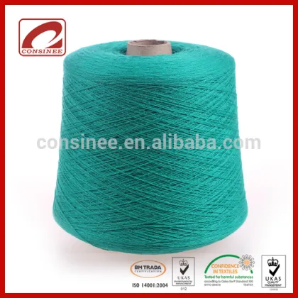 Gorgeous dyed pure cashmere yarn with 108 stock colors from Consinee