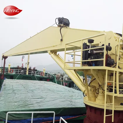 Mounted Crane Feedback Deck Ship Harbor