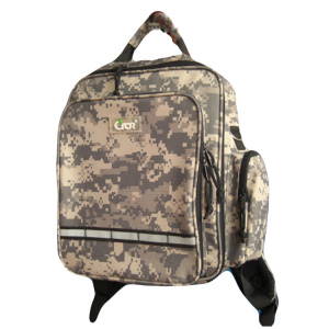 Camouflage Rucksack Tasche für Kinder mit Reflexstreifen