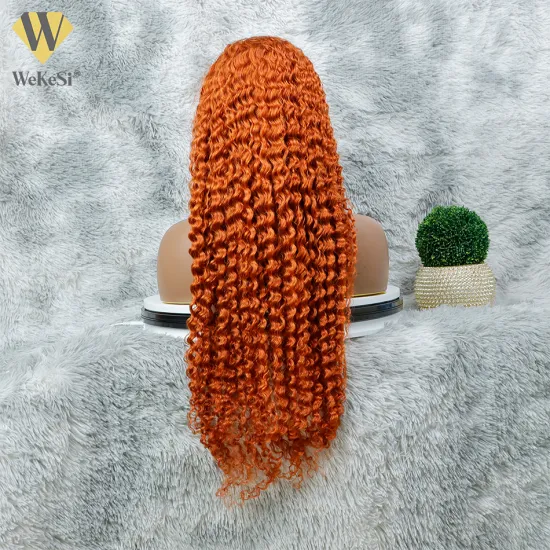 wholesaleOmbre Brown hair wig, Long Curly Highlight Lace Front Human Hair Wig,Virgin Cuticle Aligned Full Lace Frontal Hair Wigs
