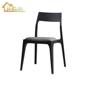 Commercial Black Upholstered Dining Chairs for Restaurants and Coffee Shops