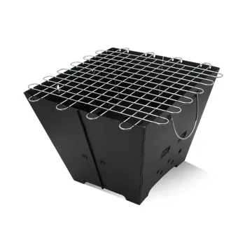 Portable Stainless Steel Foldable BBQ Grill for Charcoal Barbecue