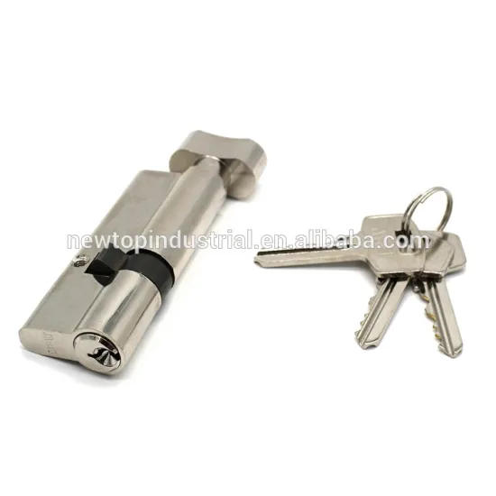 LC-118 80mm Brass Door lock with computer keys Mortise Lock cylinder