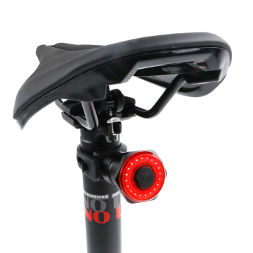 MEROCA Bicycle Light Night Riding Tail Intelligent Brake Induction Tail Lights USB Rechargeable LED Bike Sensor Light