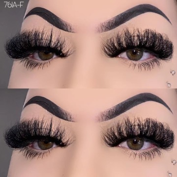Wholesale Private Label Mink Eyelashes: Fluffy Russian D Curl Strip Lashes