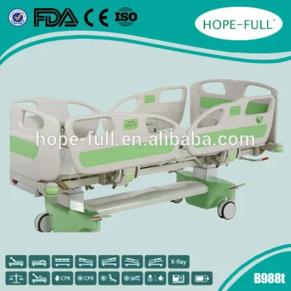 Seven function ICU bed