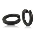 DIN127 spring lock washer black zinc