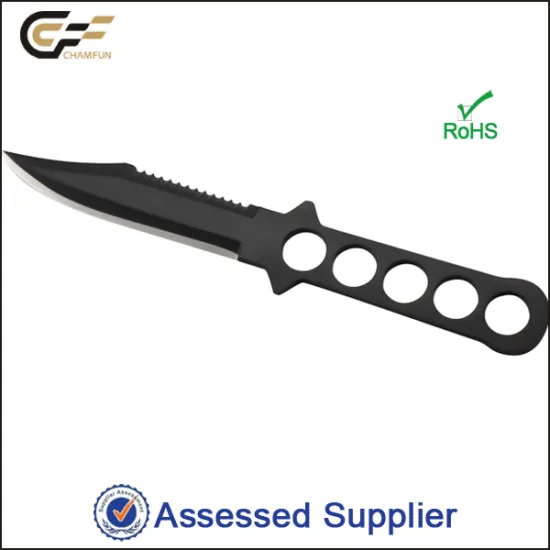 Black Coated Full Tang Blade Survival Diving Knife
