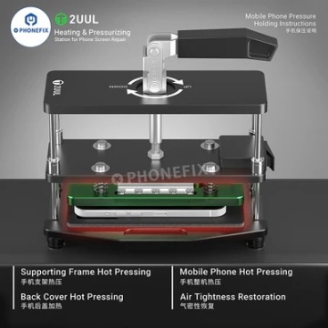 2UUL Screen Heating Pressurizing Station For Phone Screen Repair