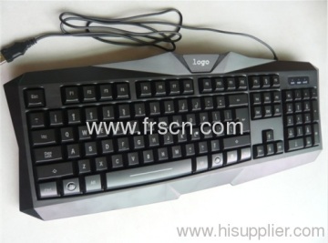 Large Size Blue Light Led Gaming Keyboard Usb Cable 