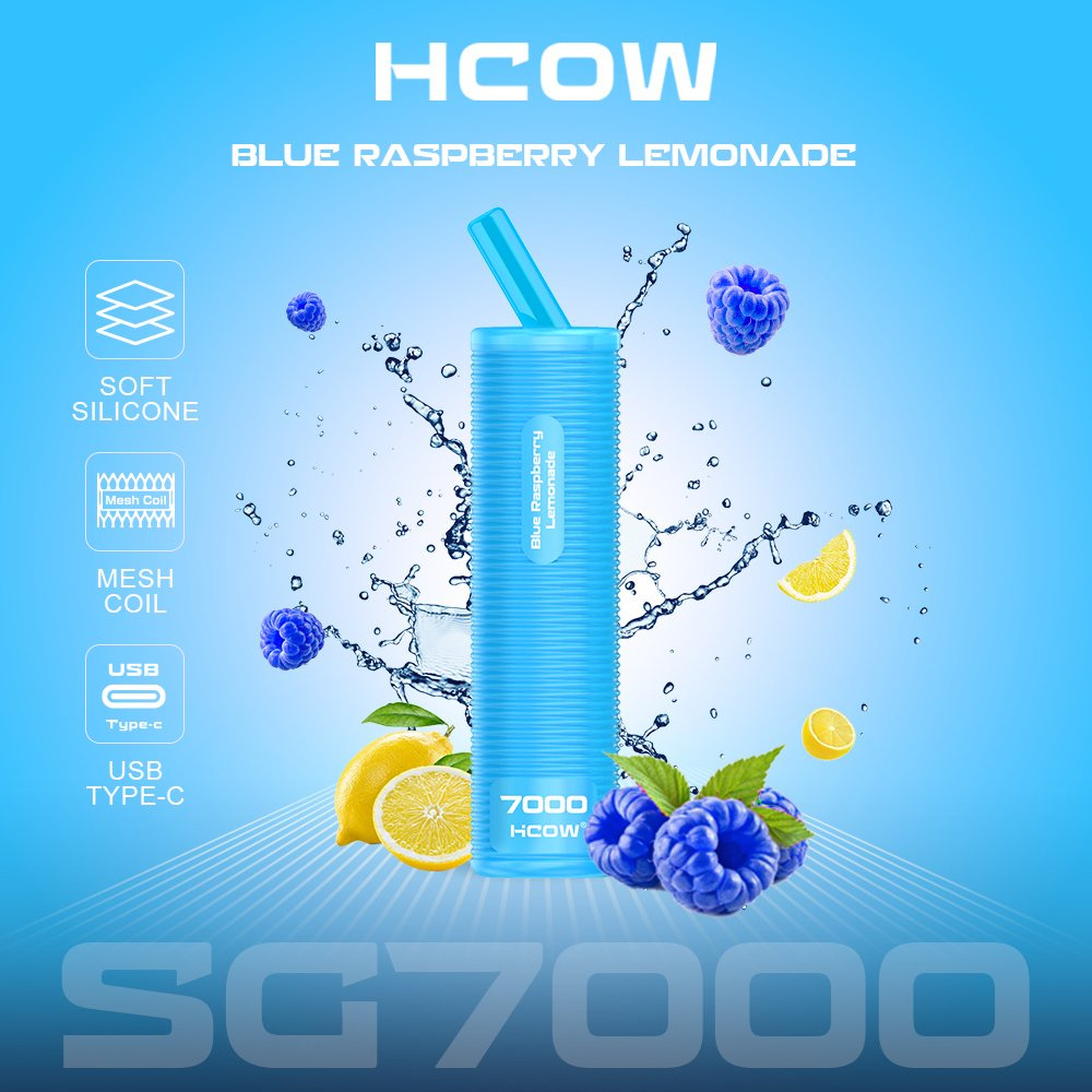 HCOW SG 7000Puffs 16ml قلم vape فارغ