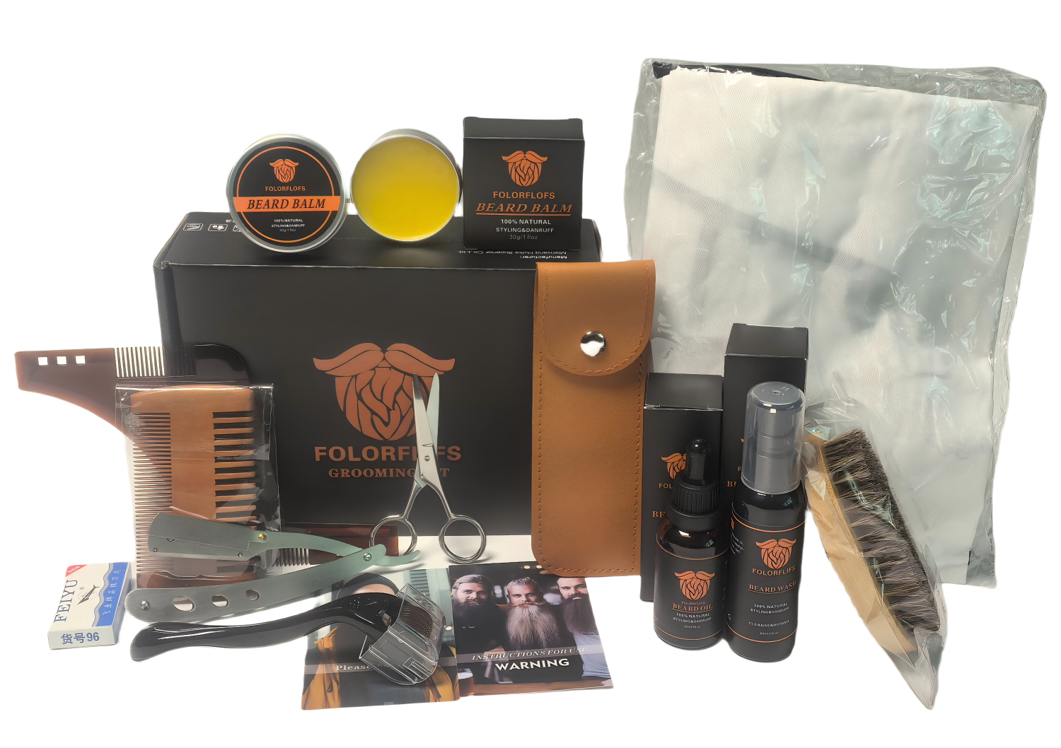 beard trimmer grooming kit