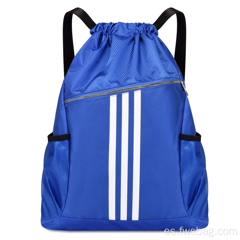 Mochila de la correa de nylon de moda personalizada Bolsas de mochila del gimnasio deportivo para hombres para hombres con logotipo