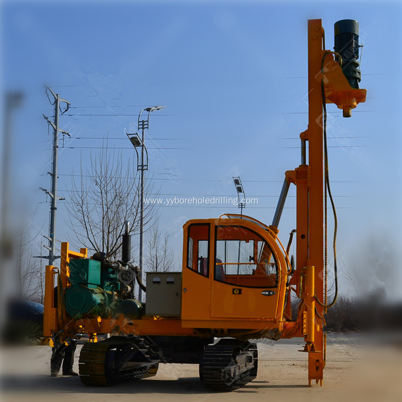 800cm Crawler Photovoltaic Pile Driver