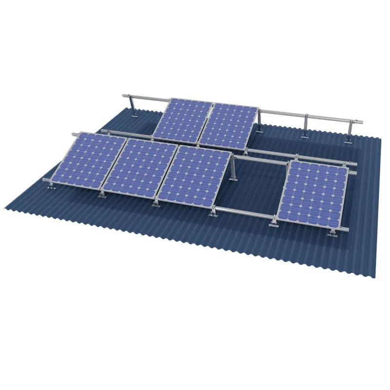 Solar Mounting System for Aluminum Panel Metal Flat Roofs