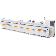 Automatic edge sander for edges in wood