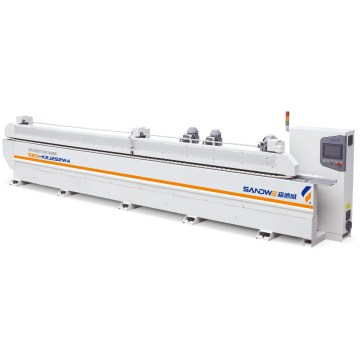 Automatic edge sander for edges in wood