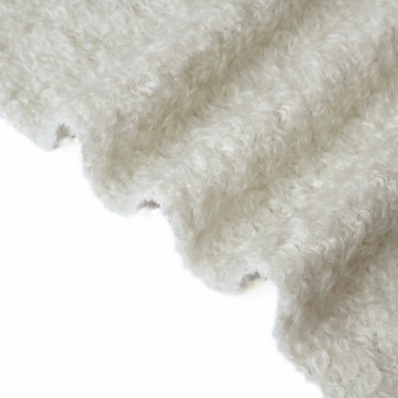 ຜ້າ loop loop ທີ່ບໍລິສຸດຫຼົ່ນຂາວສໍາລັບເສື້ອຜ້າຍີ່ຫໍ້