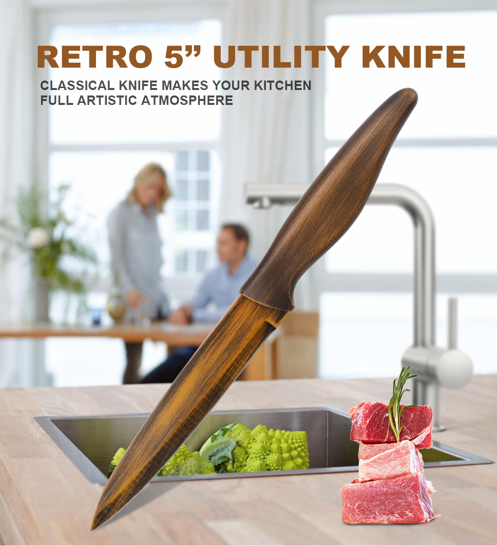 5'' Retro coating utility knife