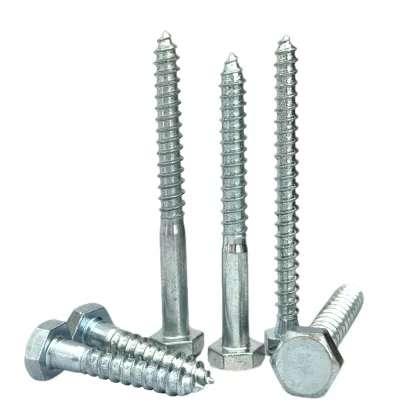 DIN571 Hexagon Wood Screw Galvanized Hexagon Wood Screw