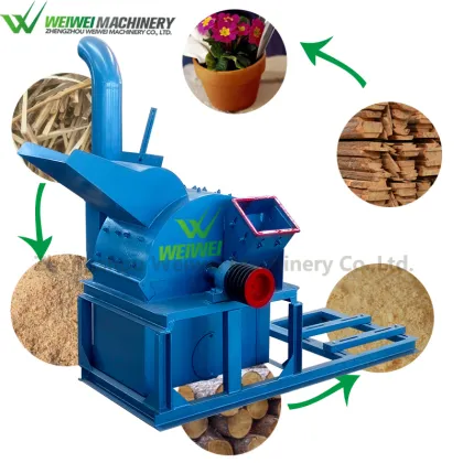 Chipper Wood Forestry Machinery: Harvester, Shredder for Branches, Leaves, and Palm Crusher