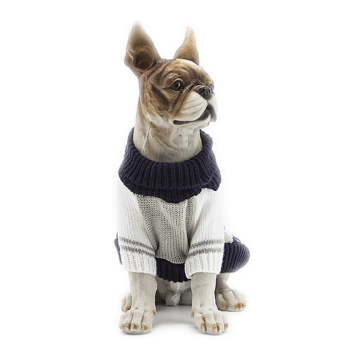 개 스웨터 격자 무늬 따뜻한 옷