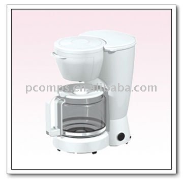 Electric Plastic Coffee Maker with indicator light