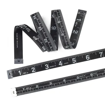 Black Customized Brand Printable Sewing Tape Measure