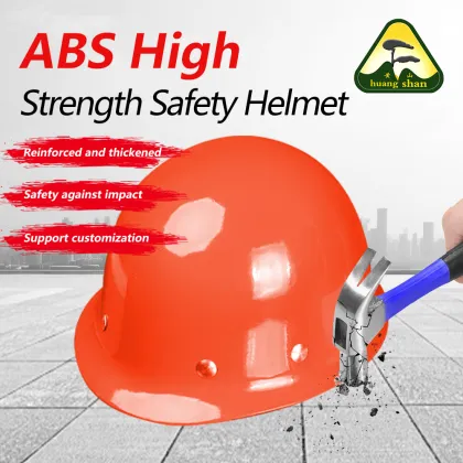 Fiberglass material helmet safety helmet orange
