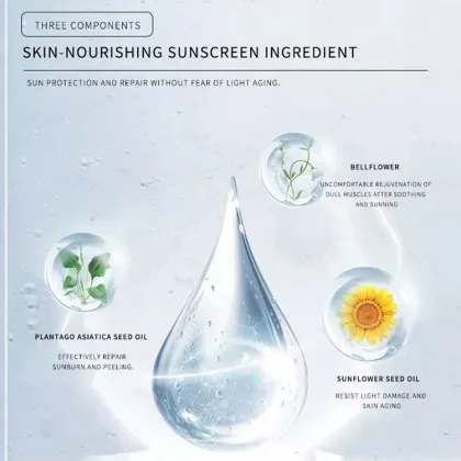 Pure Natural Ingredient Whitening Anti-Aging Mineral Sunscreen SPF 50