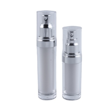 15ml, 25ml, 35ml Luxury Round Clear Acrylic Plastic Spray Bottles with Cosmetic Pump - Wholesale & Retail