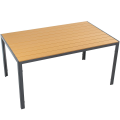 Transferred Print Alum Plastic Rectangular Outdoor Table