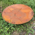 Corten Steel Artwork Fire Bowl 36 Inch