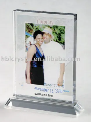 crystal picture frame