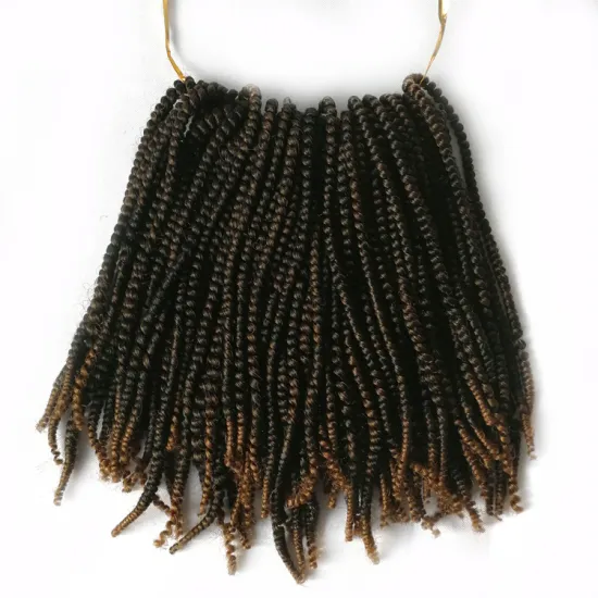 Brown 8 inch 50 strands/pack black Synthetic curly Crochet Hair Extension For African Braids Nubian Twist Crochet Braids