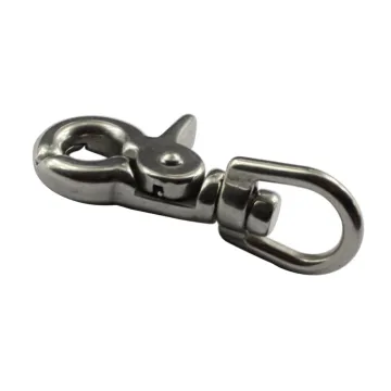 hardware accessories swivel metal snap hook buckle anti-rust trigger swivel snap hook for dog leash