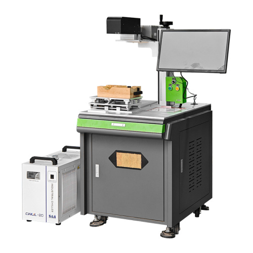 Máquina de marcação a laser UV Zixu Desktop 3D Galvo para decantador de vinho