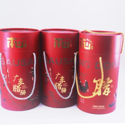 Personalized Paper Tube Packaging with Ropes