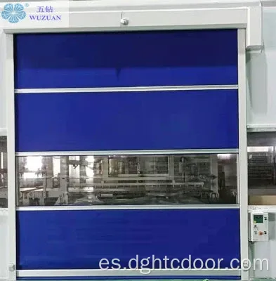 Puerta de PVC de alta velocidad personalizada automática industrial