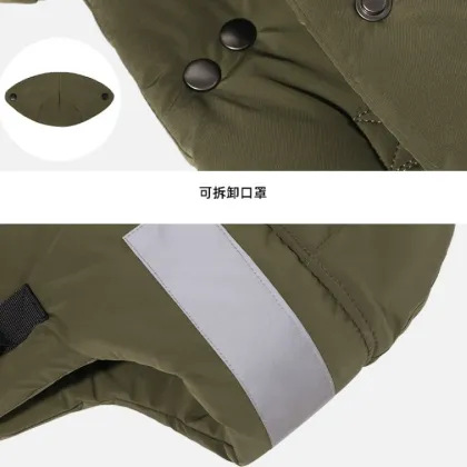 Men's and Women's Winter Fashion Reflective Lei Feng Hat - Thickened Outdoor Cold & Wind Protection Cycling Ear Mask