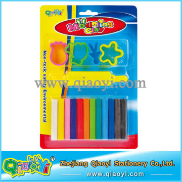 12 Colors with Plastic Tools Plasticine