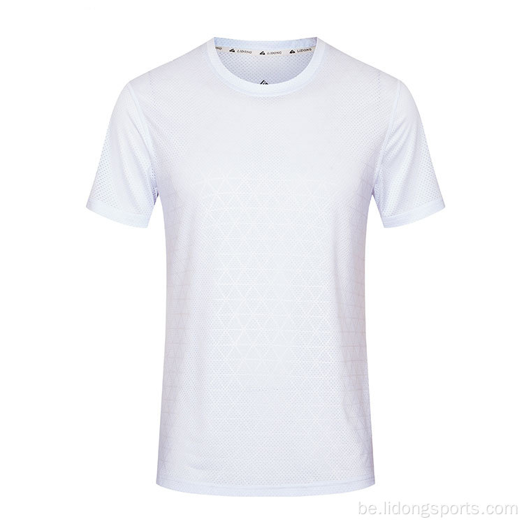 Аптовая футболка для трэніровак з простымі простымі мужчынамі