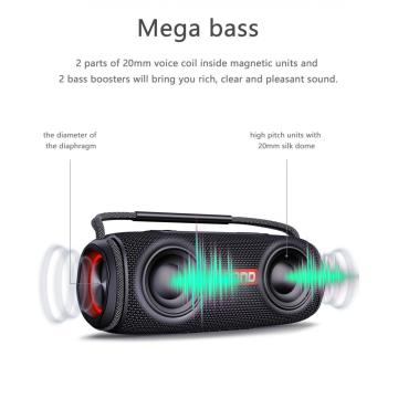 Wireless Bluetooth Speaker Hifi For Many Devices.