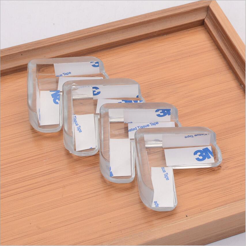 4Pcs Child Baby Silicone Safety Protector Table Corner Protection From Children Anticollision Edge Corners Guards Cover for Kids