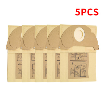 5 pieces Vacuum Cleaner Paper Filter Bags Dust Bag Replacement for Karcher A2000 series WD2.250 6.904-322.0