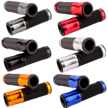 Universal 7/8" 22MM CNC Motorcycle handlebar grip handle bar Motorbike handlebar hand grips 6 colors for option