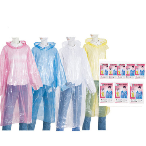 Fashion Sales Disposable Women Waterproof Raincoat